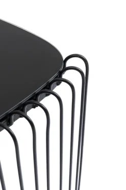 Sidobord Wire Triangle - Svart, 2-set - KARE Design