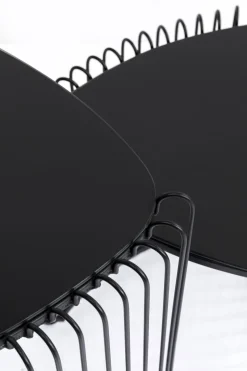 Sidobord Wire Triangle - Svart, 2-set - KARE Design