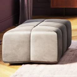 Sittpuff - Modul Belami - Grå sammet - KARE Design