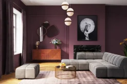 Sittpuff - Modul Belami - Grå sammet - KARE Design