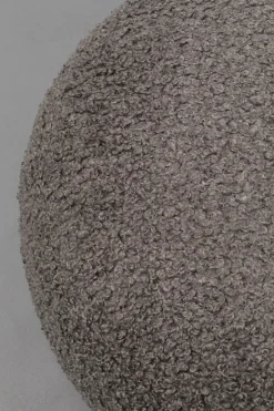 Sittpuff Pebble - Boucle, Grå, 81cm - KARE Design