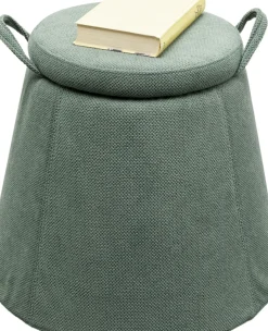 Sittpuff Thimble - Grön Ø51cm - KARE Design