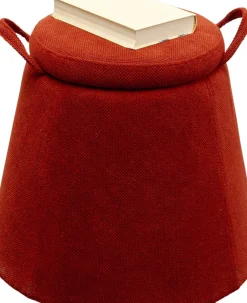 Sittpuff Thimble - Röd Ø51cm - KARE Design