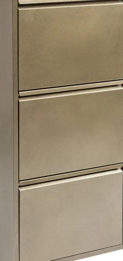 Skoskåp Caruso - Brons, 103x50cm - 3 Lådor - KARE Design