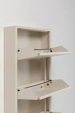 Skoskåp Caruso - Cream, 173x50cm - 5 lådor - KARE Design