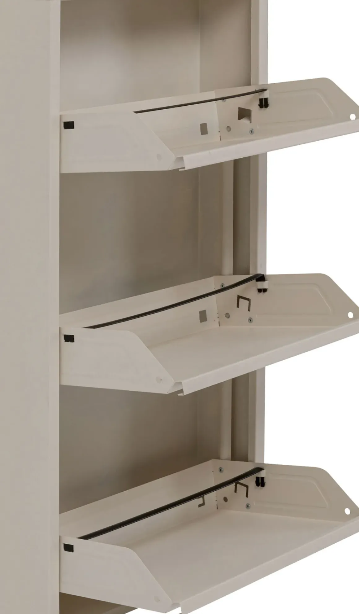 Skoskåp Caruso - Cream, 104x50cm - 3 lådor - KARE Design