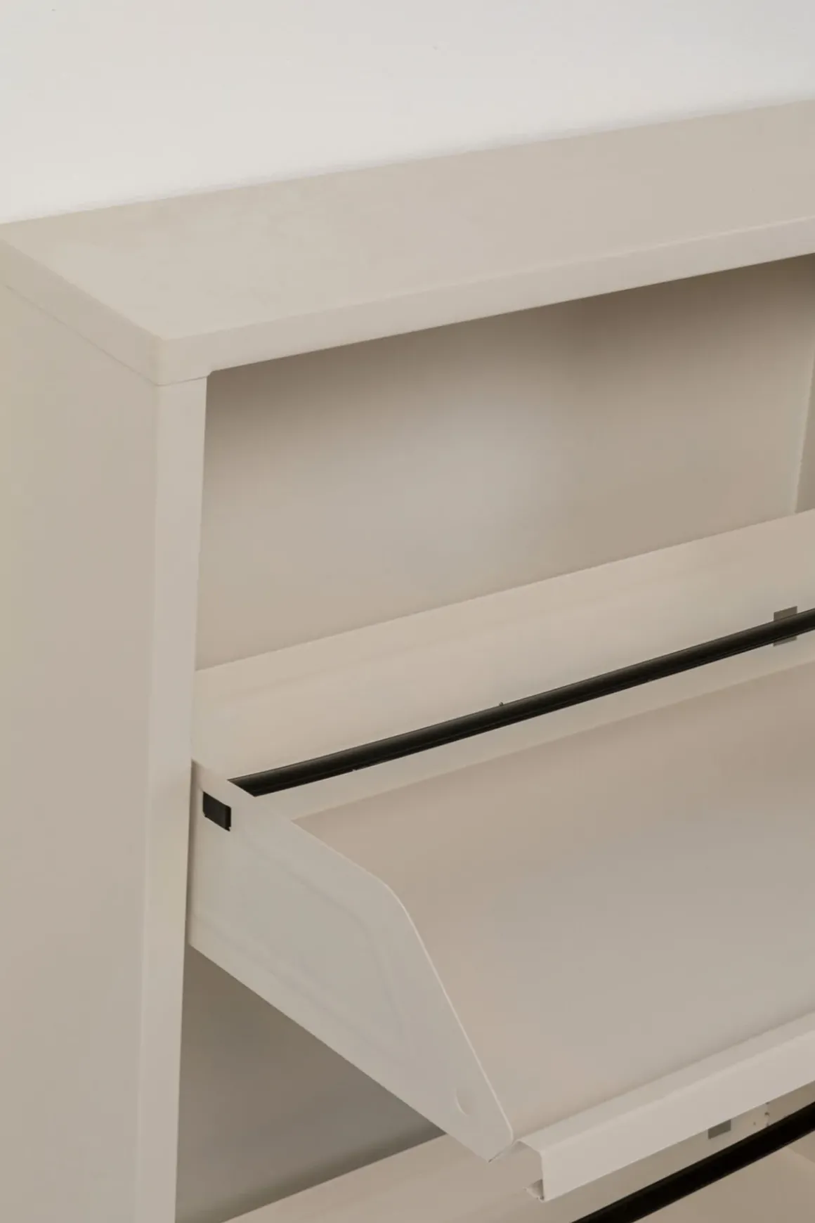 Skoskåp Caruso - Cream, 104x50cm - 3 lådor - KARE Design