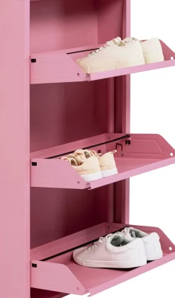 Skoskåp Caruso - Rosa, 103x50cm - 3 lådor - KARE Design