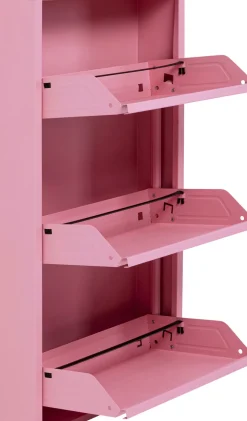 Skoskåp Caruso - Rosa, 103x50cm - 3 lådor - KARE Design