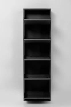 Skoskåp Caruso - Svart, 173x50cm - 5 lådor - KARE Design