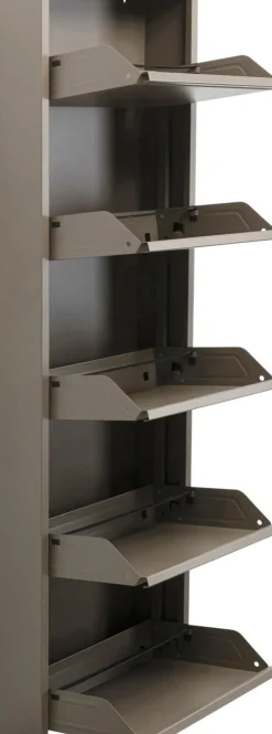 Skoskåp Caruso - Taupe, 170x50cm - 5 Lådor - KARE Design