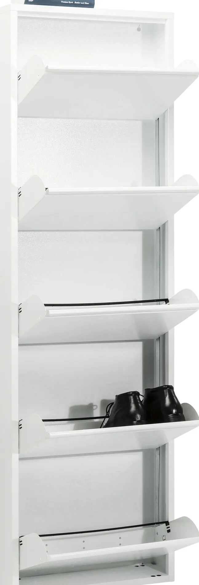 Skoskåp Caruso - Vit, 170x50cm - 5 Lådor - KARE Design