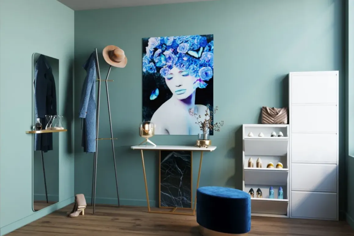 Skoskåp Caruso - Vit, 103x50cm - 3 Lådor - KARE Design