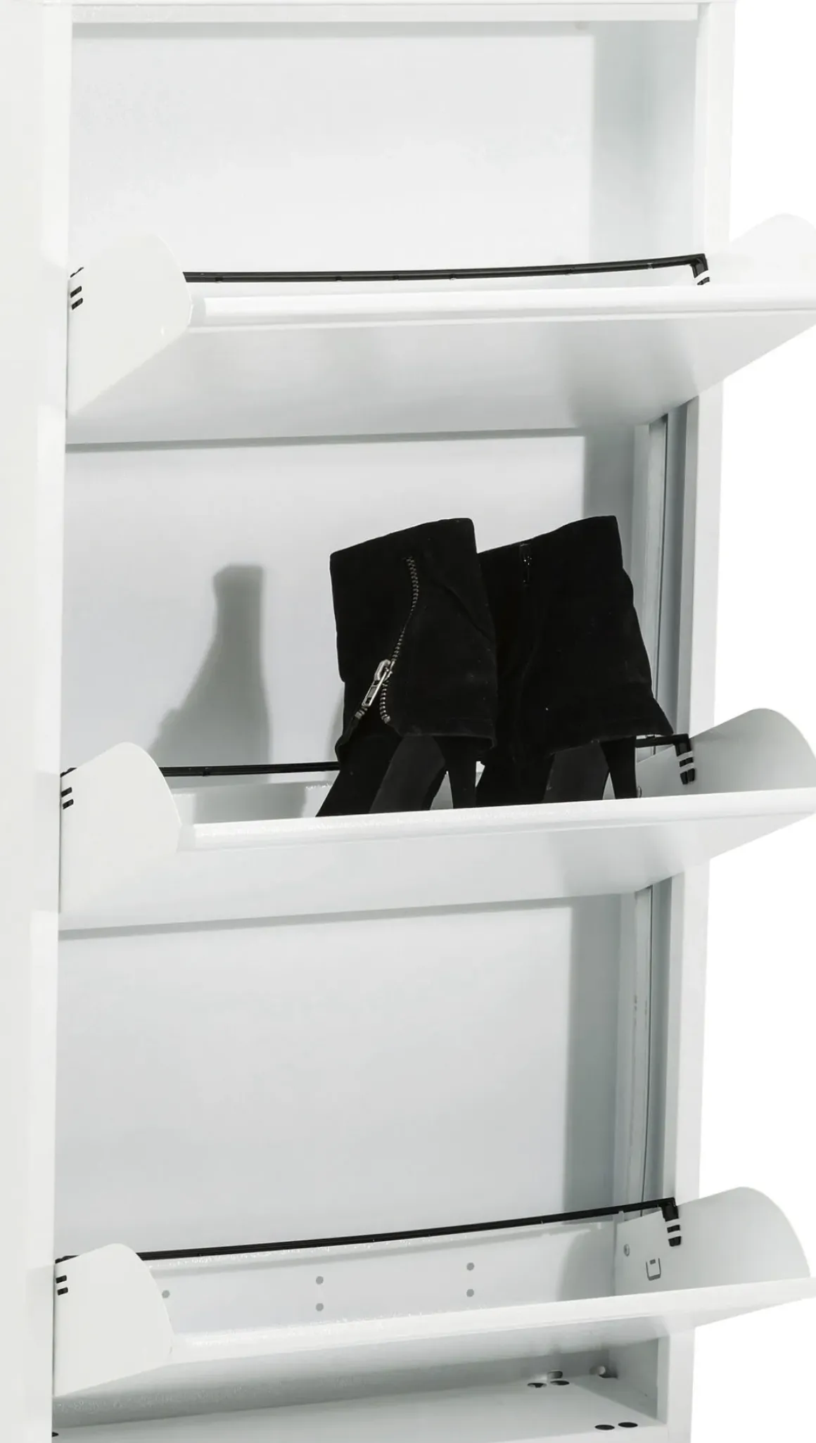 Skoskåp Caruso - Vit, 103x50cm - 3 Lådor - KARE Design