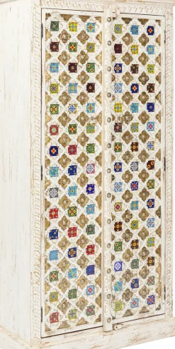 Skåp Bazar - Vit Antik Petina, 180x90cm - KARE Design