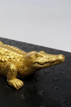 Skrin Crocodile - Svart (2/Set) - KARE Design