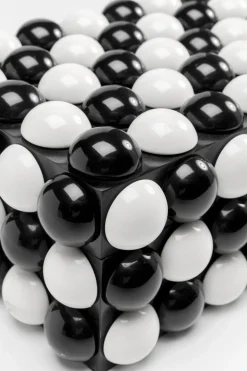 Skrin Polka Svar/Vit, 21x9cm - KARE Design