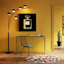 Skrivbord Clear Club - Glas, 125cm - KARE Design