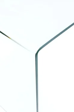 Skrivbord Clear Club - Glas, 125cm - KARE Design