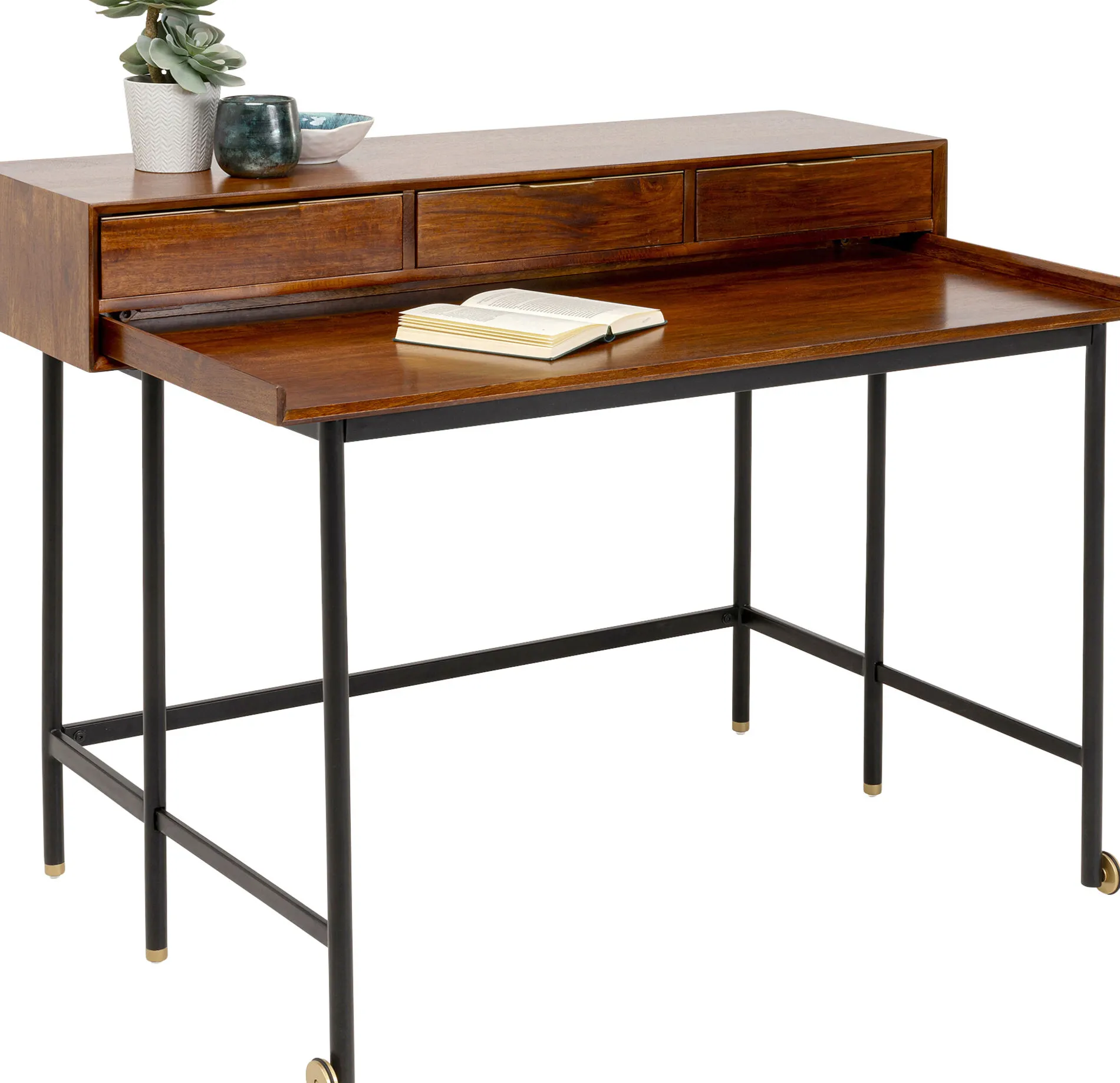 Skrivbord Desk Ravello - Bord i Massivt Trä, 120cm - KARE Design