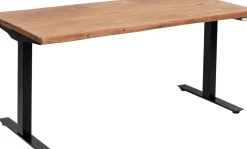 Skrivbord Harmony - Trä/Svart - Höj/Sänkbart, 180cm - KARE Design