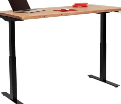 Skrivbord Harmony - Trä/Svart - Höj/Sänkbart, 180cm - KARE Design