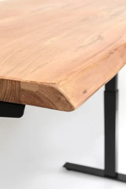 Skrivbord Harmony - Trä/Svart - Höj/Sänkbart, 180cm - KARE Design