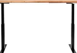 Skrivbord Harmony - Trä/Svart - Höj/Sänkbart, 200cm - KARE Design