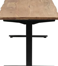 Skrivbord Harmony - Trä/Svart - Höj/Sänkbart, 160cm - KARE Design
