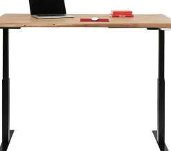 Skrivbord Harmony - Trä/Svart - Höj/Sänkbart, 160cm - KARE Design