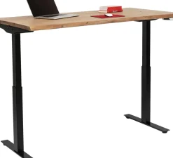 Skrivbord Harmony - Trä/Svart - Höj/Sänkbart, 160cm - KARE Design