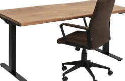 Skrivbord Harmony - Trä/Svart - Höj/Sänkbart, 160cm - KARE Design