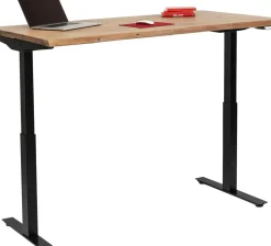 Skrivbord Harmony - Trä/Svart - Höj/Sänkbart, 160cm - KARE Design