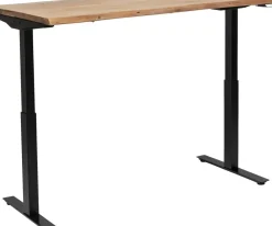 Skrivbord Harmony - Trä/Svart - Höj/Sänkbart, 160cm - KARE Design