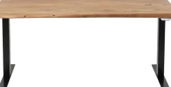 Skrivbord Harmony - Trä/Svart - Höj/Sänkbart, 160cm - KARE Design