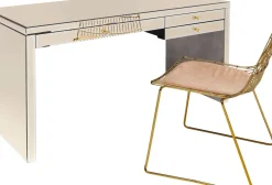 Skrivbord Luxury - Champagnefärgat Spegelglas, 160cm - KARE Design