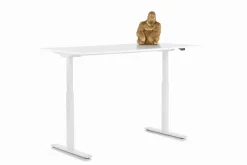 Skrivbord Office - Vit/Vit Höj/Sänkbart, 160cm - KARE Design