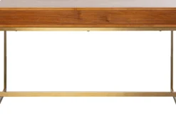 Skrivbord Silencio - Valnötsfanér, 120x76cm - KARE Design