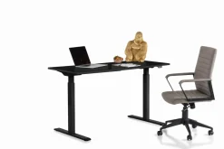 Skrivbord Smart - Svart/Svart Höj/Sänkbart, 140cm - KARE Design