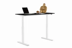 Skrivbord Smart - Svart/Vit Höj/Sänkbart, 140cm - KARE Design