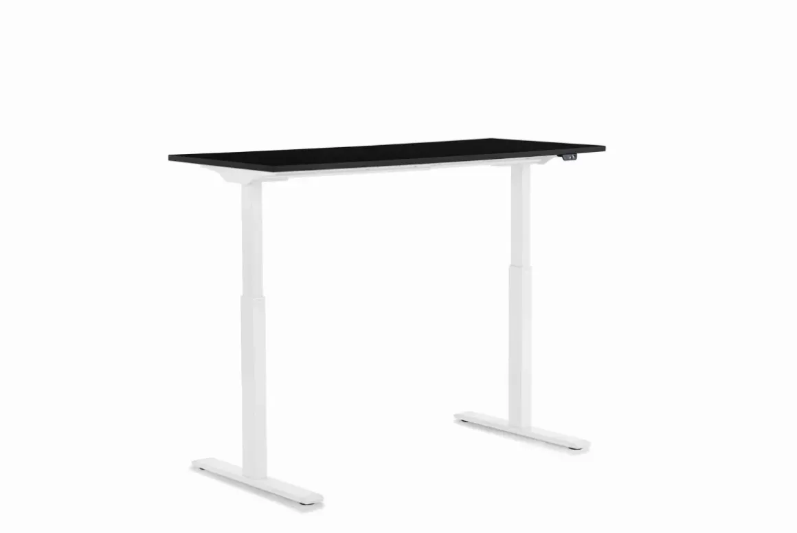 Skrivbord Smart - Svart/Vit Höj/Sänkbart, 140cm - KARE Design