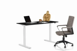 Skrivbord Smart - Svart/Vit Höj/Sänkbart, 140cm - KARE Design