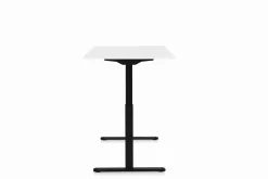 Skrivbord Smart - Vit/Svart Höj/Sänkbart, 120cm - KARE Design