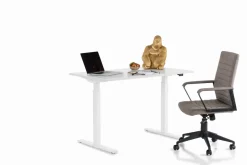 Skrivbord Smart - Vit/Vit Höj/Sänkbart, 120cm - KARE Design
