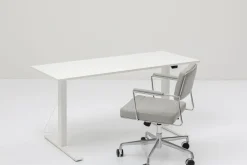 Skrivbord Smart - Vit/Vit Höj/Sänkbart, 140cm - KARE Design