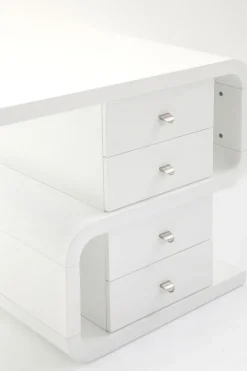 Skrivbord Snake - Vit, 150cm - KARE Design