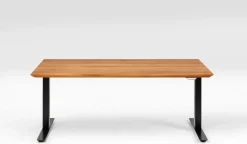 Skrivbord Symphony - Ek/Svart Höj/Sänkbart, 180cm - KARE Design