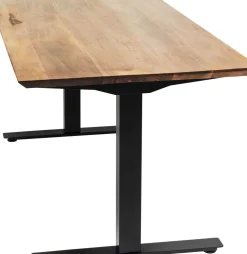 Skrivbord Symphony - Massivt Trä/Svart Höj/Sänkbart, 160cm - KARE Design