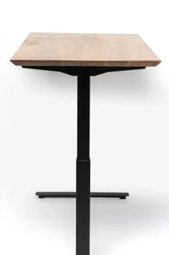 Skrivbord Symphony - Mörkt Trä/Svart Höj/Sänkbart, 160cm - KARE Design