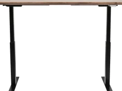 Skrivbord Symphony - Mörkt Trä/Svart Höj/Sänkbart, 160cm - KARE Design